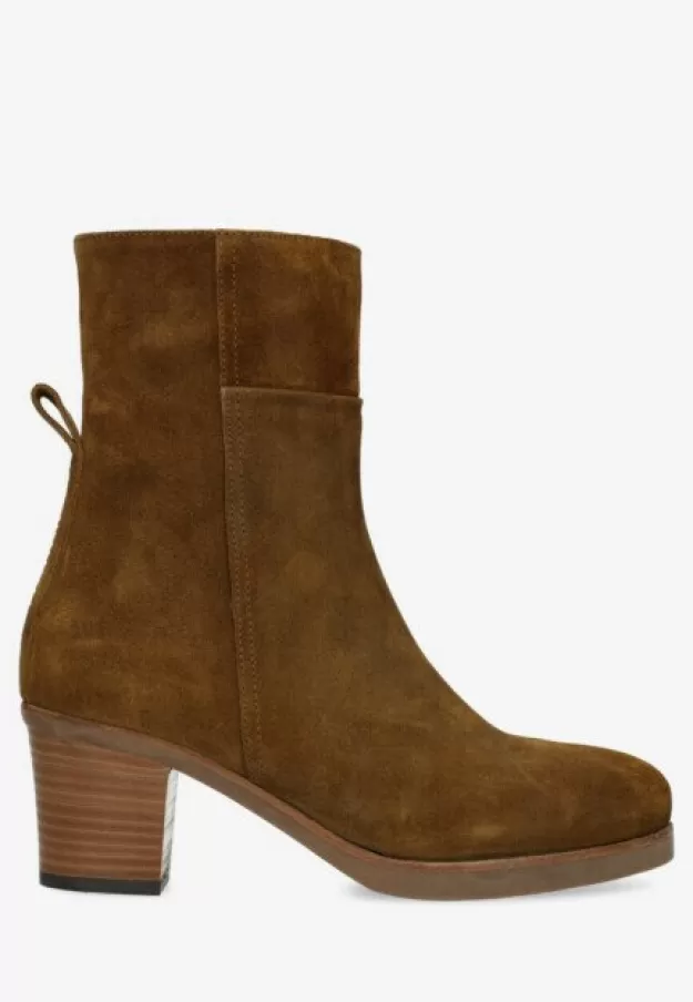 Shabbies Amsterdam Shabbies Classics | Ankle boots*Ankle Boot Lieve Ankie Warm Brown