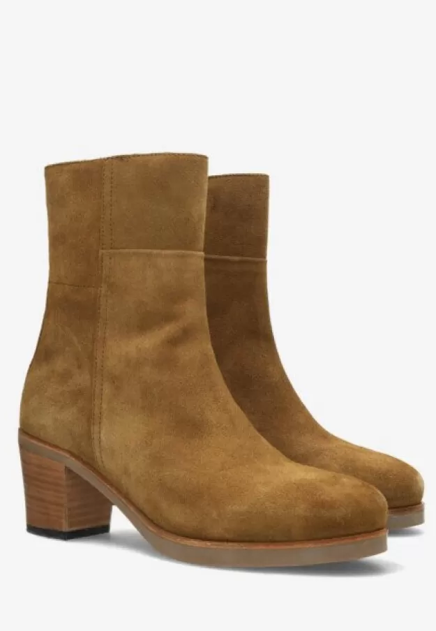 Shabbies Amsterdam Shabbies Classics | Ankle boots*Ankle Boot Lieve Ankle Brown