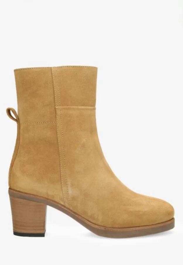 Shabbies Amsterdam Shabbies Classics | Ankle boots*Ankle Boot Lieve Ankle Light Cognac