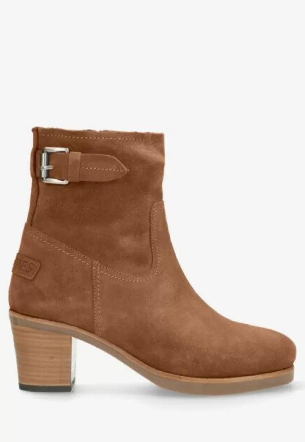 Shabbies Amsterdam Shabbies Classics | Ankle boots*Ankle Boot Lieve Bika Brown