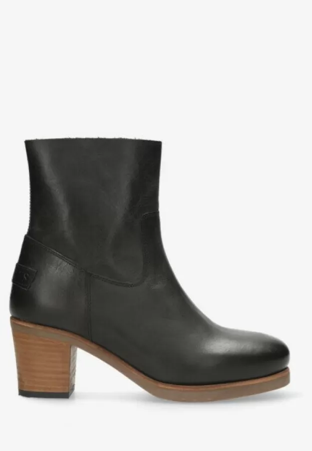 Shabbies Amsterdam Shabbies Classics | Ankle boots*Ankle Boot Lieve Cleo Black