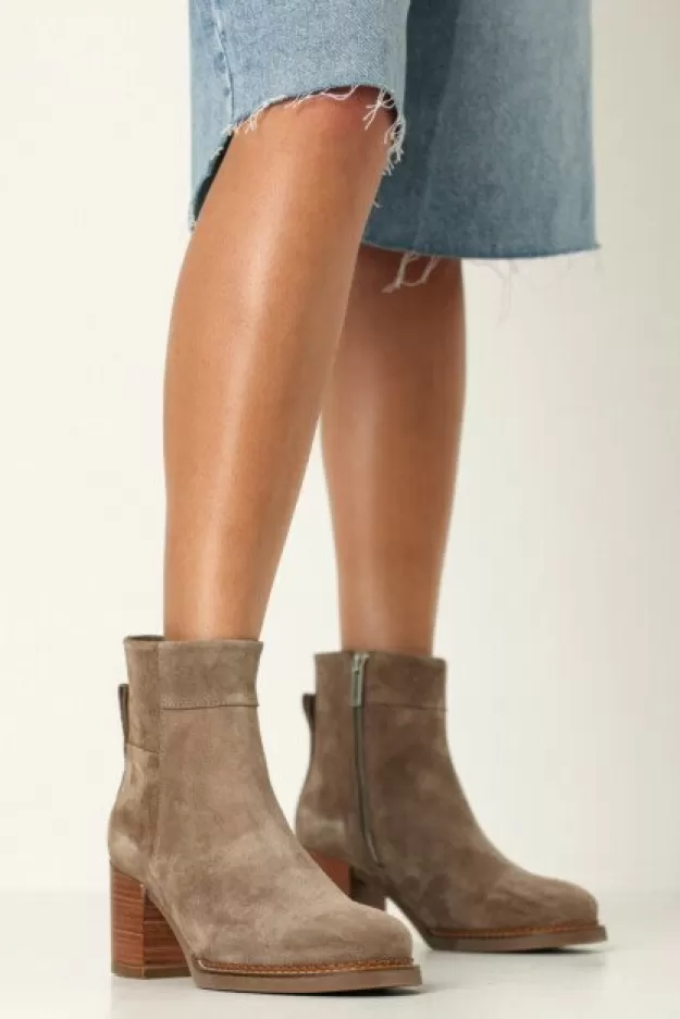 Shabbies Amsterdam Ankle boots*Ankle Boot Lobi Ankie Light Taupe