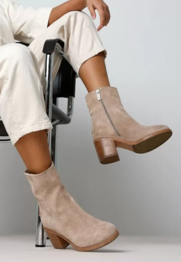 Shabbies Amsterdam Ankle boots*Beech Ankle Boot Light Grey