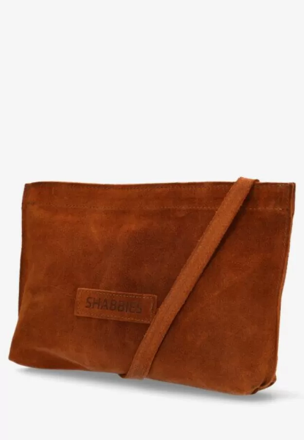 Shabbies Amsterdam No Waste Leather | Evening bags*Crossbody Bag Brick Brown