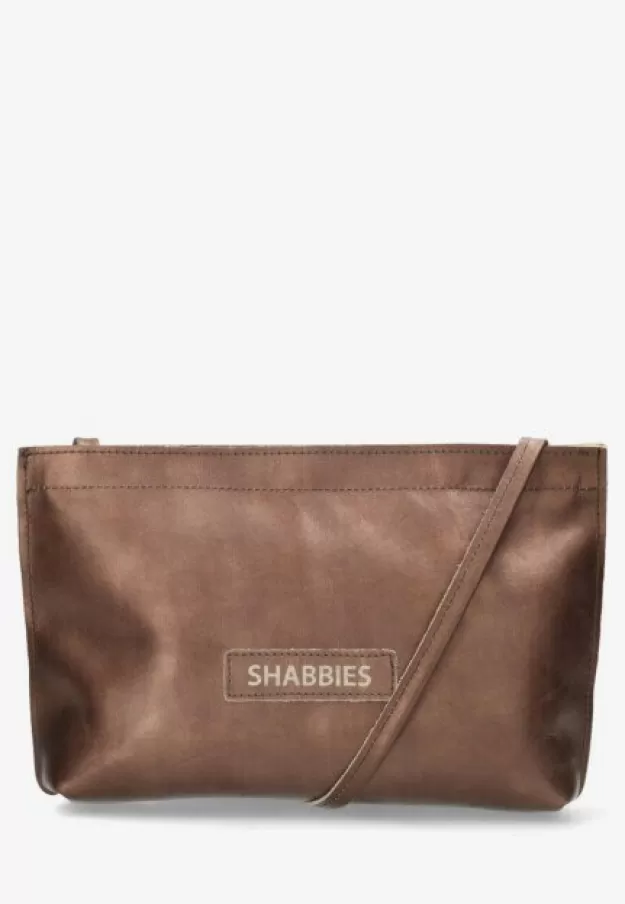 Shabbies Amsterdam No Waste Leather | Evening bags*Crossbody Bag Dark Brown