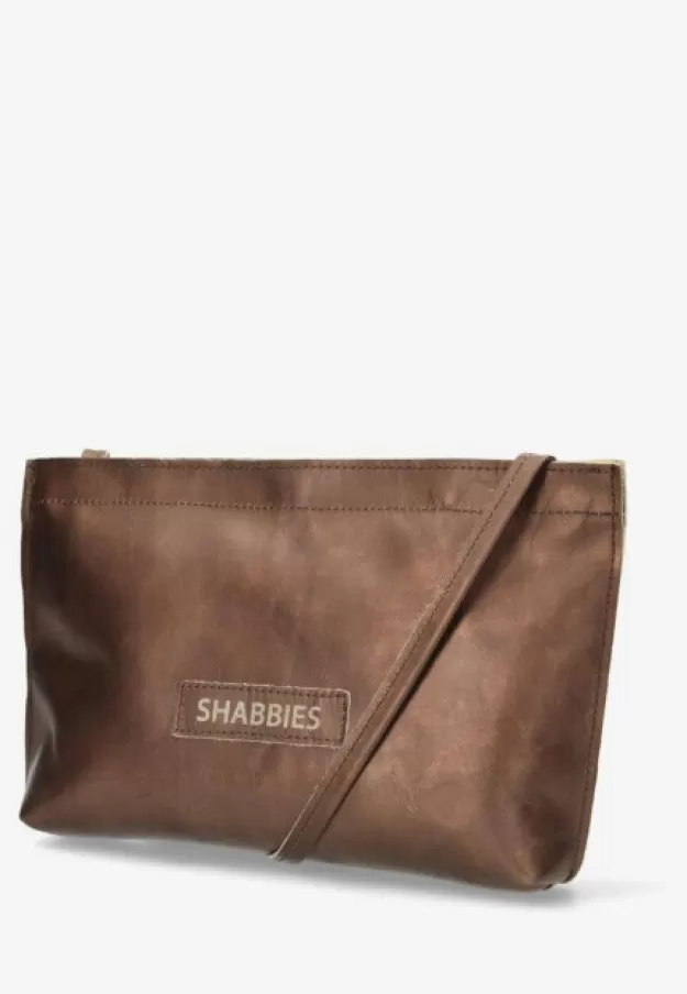 Shabbies Amsterdam No Waste Leather | Evening bags*Crossbody Bag Dark Brown