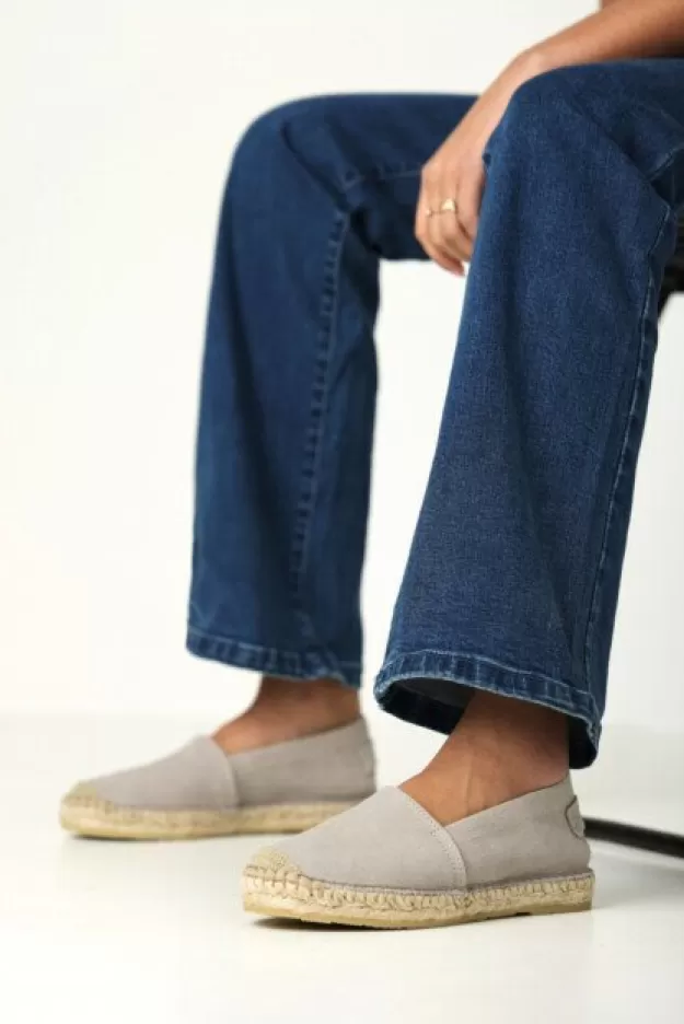 Shabbies Amsterdam Loafers | Espadrilles*Espadrille Elche Espa Light Grey