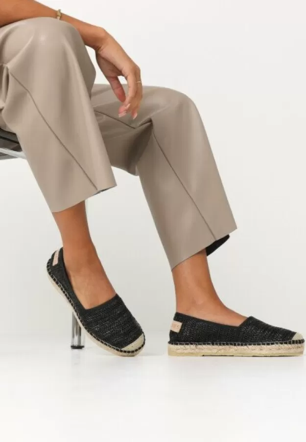 Shabbies Amsterdam Espadrilles*Espadrille Elche Espa Raffia Black