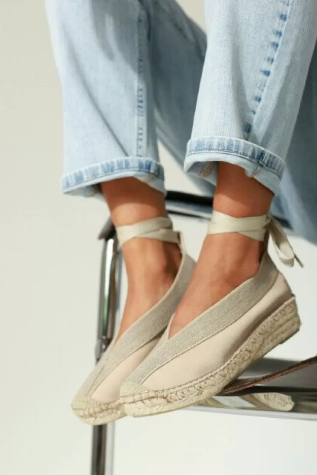 Shabbies Amsterdam Loafers | Espadrilles*Espadrille Palma Kimono Beige