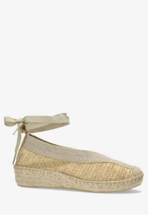 Shabbies Amsterdam Espadrilles*Espadrille Palma Kimono Raffia Sand