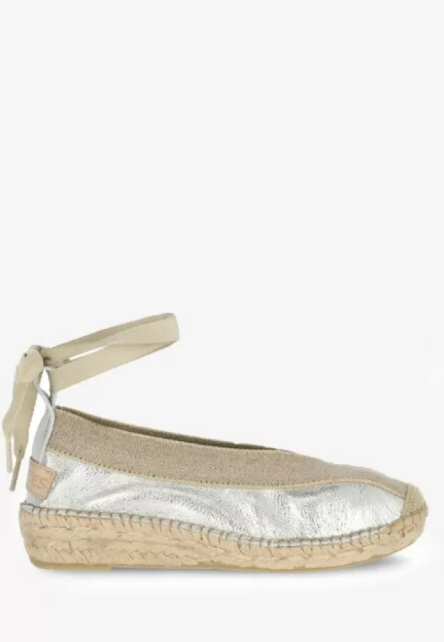 Shabbies Amsterdam Loafers | Espadrilles*Espadrille Palma Kimono Silver