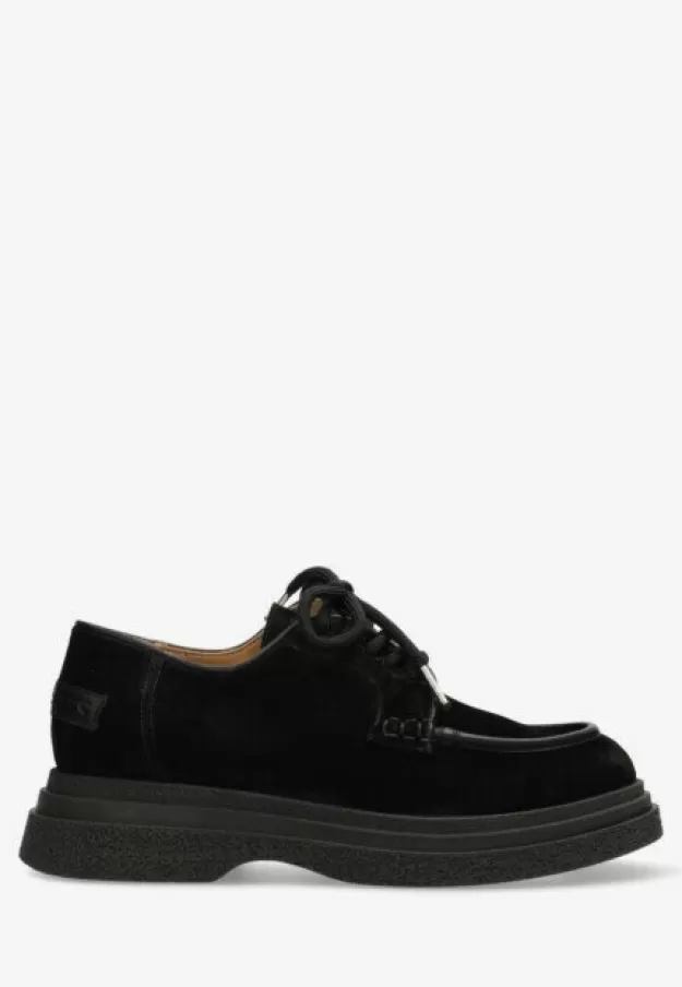 Shabbies Amsterdam Lace-up shoes*Lace-up Shoe Pien Black