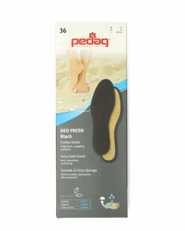 Shabbies Amsterdam Maintenance products*Pedag Deo Fresh Inlegzool Badstof Zwart