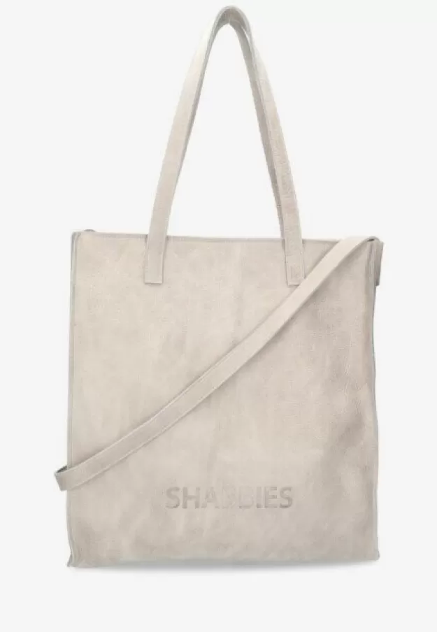 Shabbies Amsterdam No Waste Leather | Handbags*Shopper grey