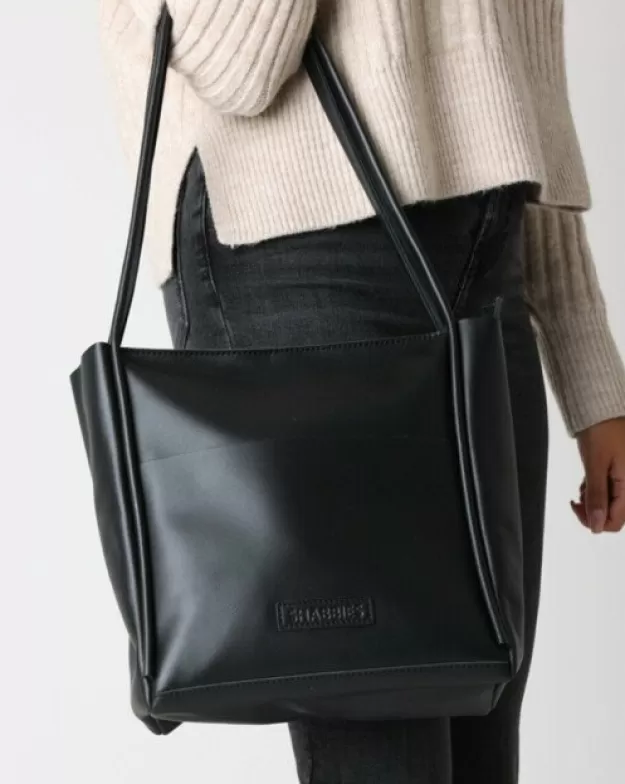 Shabbies Amsterdam Shoulder bags*Shoulderbag smooth leather Alida black