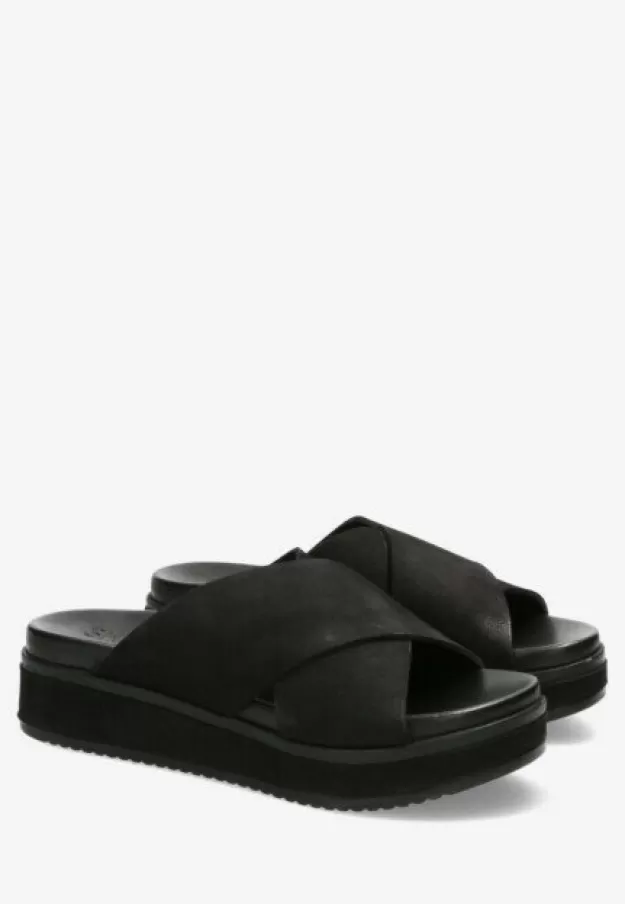 Shabbies Amsterdam Sandals*Slipper Black