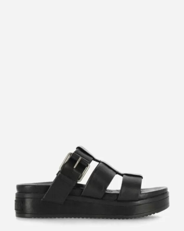 Shabbies Amsterdam Sandals*Slipper Maro Black