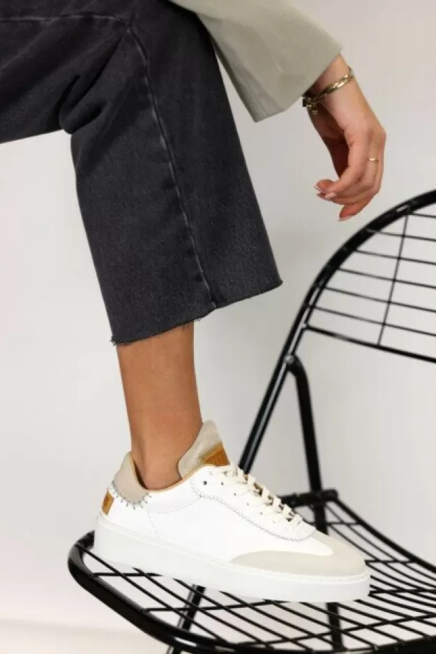 Shabbies Amsterdam Sneakers*Sneaker Bossa Oxford White